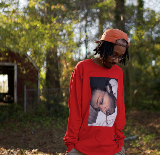 "blunt nose" longsleeve red