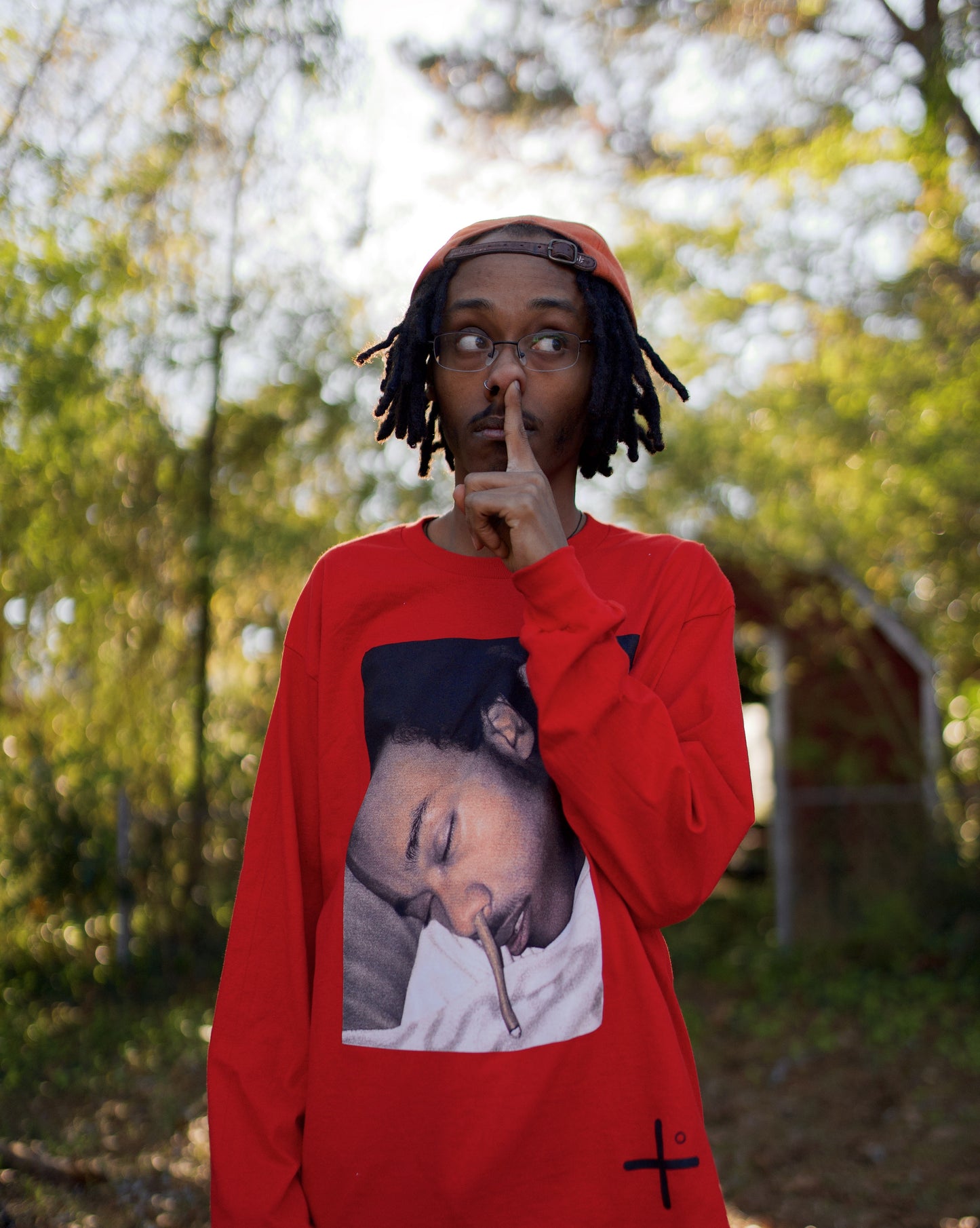 "blunt nose" longsleeve red